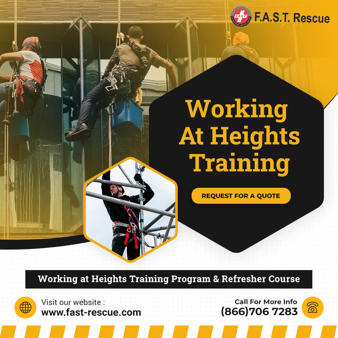 Working At Heights Training Toronto ontario canada approved wah course provider