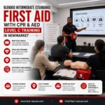 Blended Intermediate (Standard) First Aid with CPR & AED Level C Training in Newmarket 01