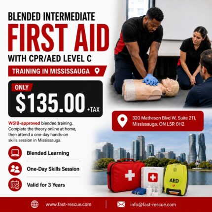Blended Intermediate First Aid Training in Mississauga