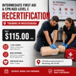 Intermediate First Aid and CPRAED Level C Recertification in Mississauga 01